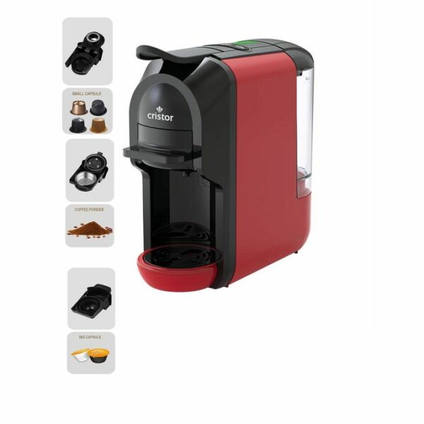 Cristor Machine a Café 3 En 1 - Dolce Gusto / Nespresso / Poudre - 19 Bar Cristor