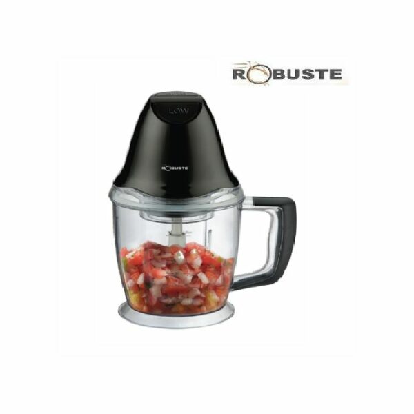 Robuste Hachoir Professionnel 300W 1.5 Litres 4 Lames En Acier Inoxydable - Noir