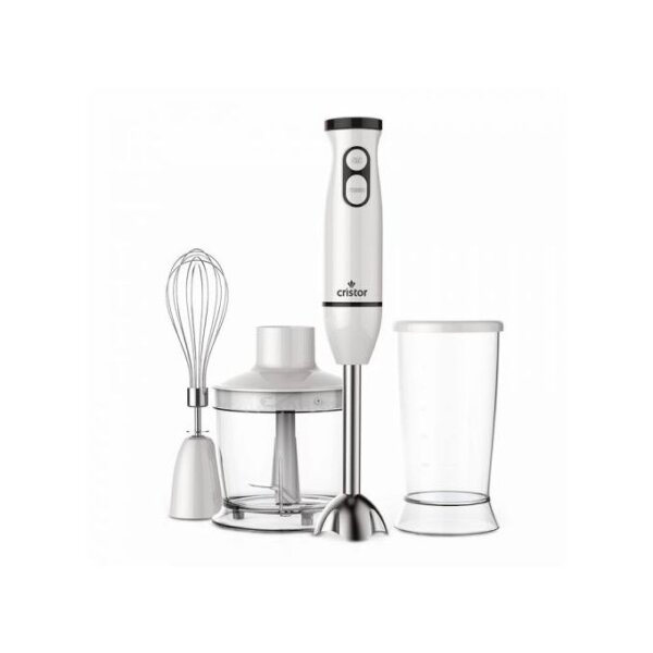 Cristor Bras Mixeur inox 3 en 1- 500W 500 ML Blanc Cristor – Image 2