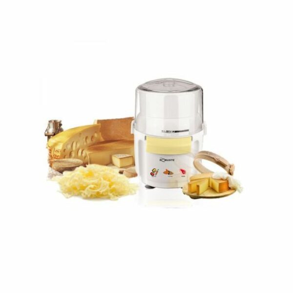 Robuste Hachoir Spéciale pour fruits secs et légumes 400W-350G Hls350 - Blanc & Jaune – Image 5