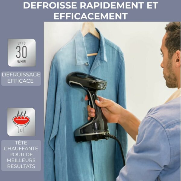 Calor Access Steam Force Défroisseur portable, Temps de chauffe de 25 secondes DT8230C0 – Image 7