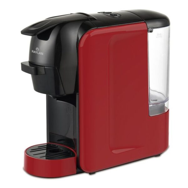 RAYLAN Machine À Cafe 19 Bar Capsule Compatible Nespresso/Cafe Poudre-1450W-Rouge