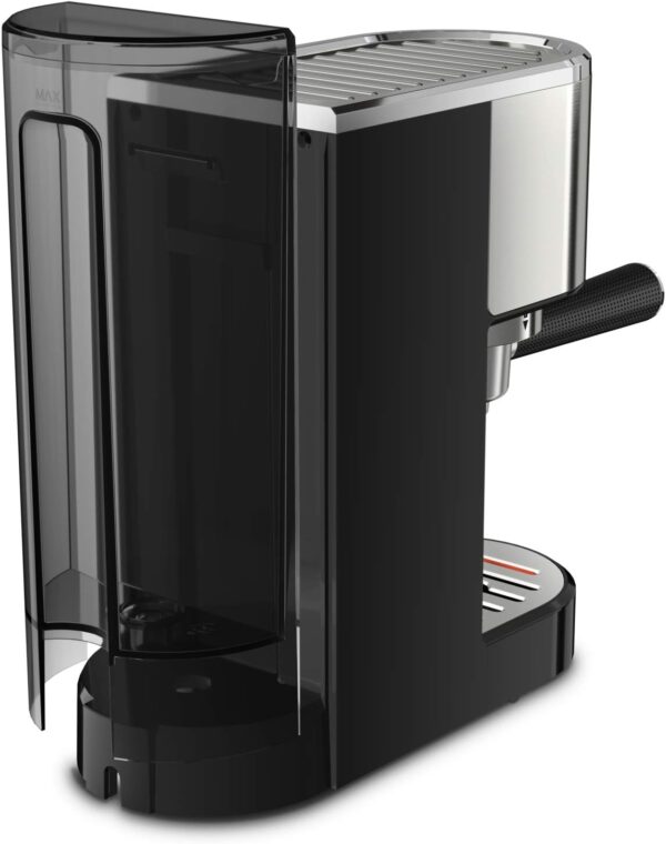 Krups INOX 1L Machine Expresso Virtuoso Automatique, 1 L, 1450 W, Compacte, 2 Tasses, Buse Vapeur pour Cappuccinos et Eau Chaude XP444C10, 1 Liter – Image 14