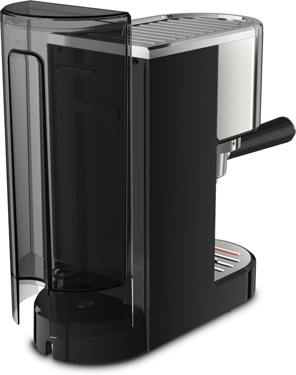 Krups INOX 1L Machine Expresso Virtuoso Automatique, 1 L, 1450 W, Compacte, 2 Tasses, Buse Vapeur pour Cappuccinos et Eau Chaude XP444C10, 1 Liter – Image 12