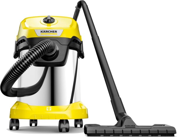 Kärcher Aspirateur Eau et Poussières WD 3 S V-17/4/20, Filtre Cartouche, Sachet Ouate, 1000 W, – Image 4