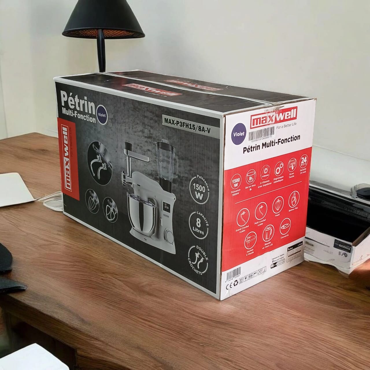 Robot pâtissier multifonction MAXWELL MAX-P3FH15/8A-V - Puissance et polyvalence pour votre cuisine ! – Image 5