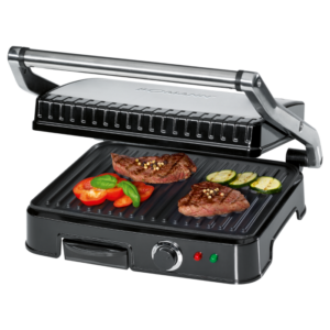 Grill de contact Bomann KG 2242 CB en acier inoxydable/noir