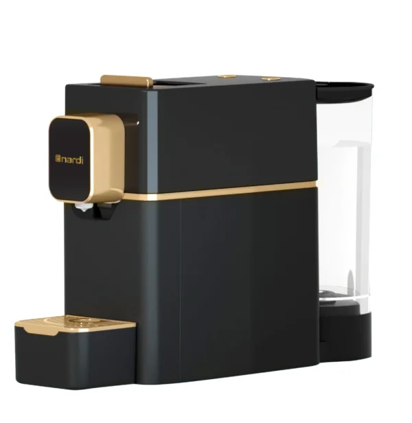 Machine à Café à Capsules NARDI 19 Bars - Noir et Doré