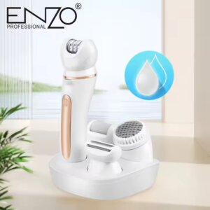 Épilateur Électrique Femme ENZO EN-3165 - Kit Beauté Complet 5 en 1
