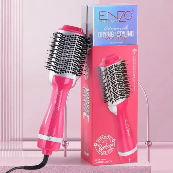 Styler Rotatif 3 en 1 ENZO EN-4118B | Brosse Soufflante & Boucleur – Image 2