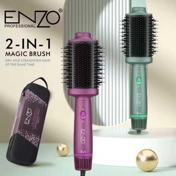 Brosse Soufflante Ionique ENZO EN-4110 | 1500W Volume Pro – Image 4
