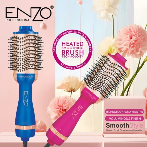 Multi Styler 3 en 1 ENZO EN-6213 Pro | Brosse Soufflante Ionique 1500W – Image 4