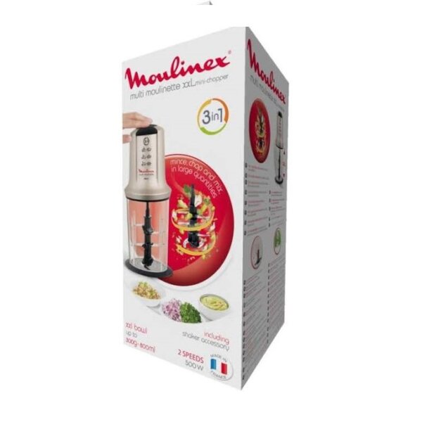 Mini Hachoir Moulinex Multi Moulinette XXL 800ml : Puissant & Polyvalent (500W) – Image 4
