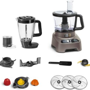 Robot Moulinex Double Force (FP825E10): 2 Moteurs, 1000W & 10 Accessoires