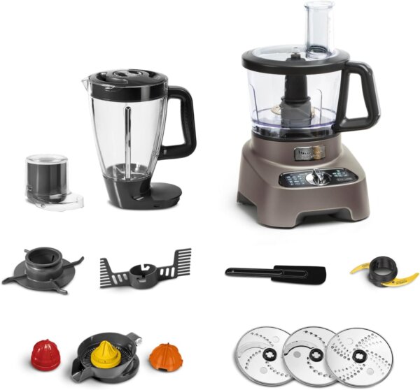 Robot Moulinex Double Force (FP825E10): 2 Moteurs, 1000W & 10 Accessoires