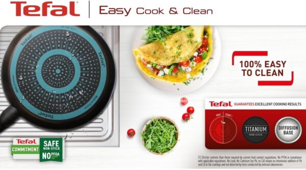Tefal Crêpière 28cm Easy Cook & Clean Antiadhésive (Non Induction) – Image 3