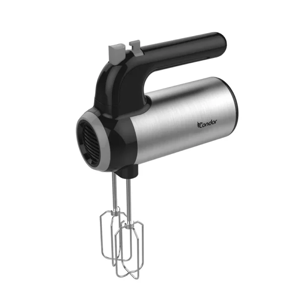 Batteur à Main Condor MasterMix 300W - 5 Vitesses Noir/Inox – Image 2