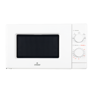 Micro-Ondes CRISTOR 20L Blanc MW200W : Compact & Efficace