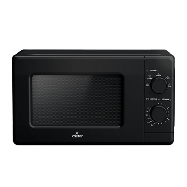 Micro-Ondes CRISTOR 20L Noir MW200B : Design & Efficace