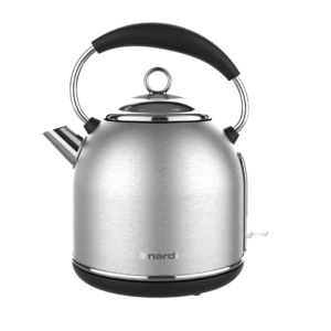 Bouilloire Rétro NARDI Argentée 1.7L - Élégance Intemporelle & Inox SUS304 (2200W)