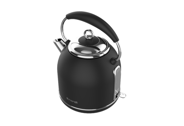 Bouilloire Rétro NARDI Noire 1.7L - Design Vintage & Inox SUS304 (2200W) – Image 2