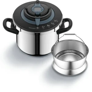Cocotte-minute SEB NUTRICOOK® 8L Inox - Cuisson Parfaite & Saine