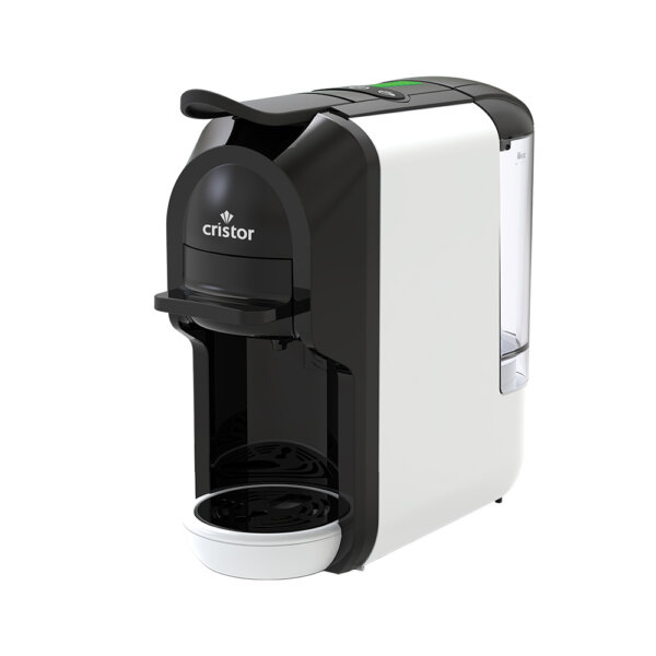 Machine à café Capsule 3en1 CRISTOR -19 Bars – 1450W – Blanc