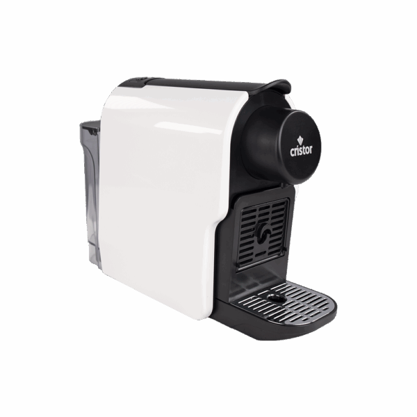 Machine à café à capsule CRISTOR -20 Bars – 1350W -Blanc