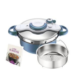 SEB CLIPSOMINUT’® DUO 5L Cocotte-minute® Bleu Boréal