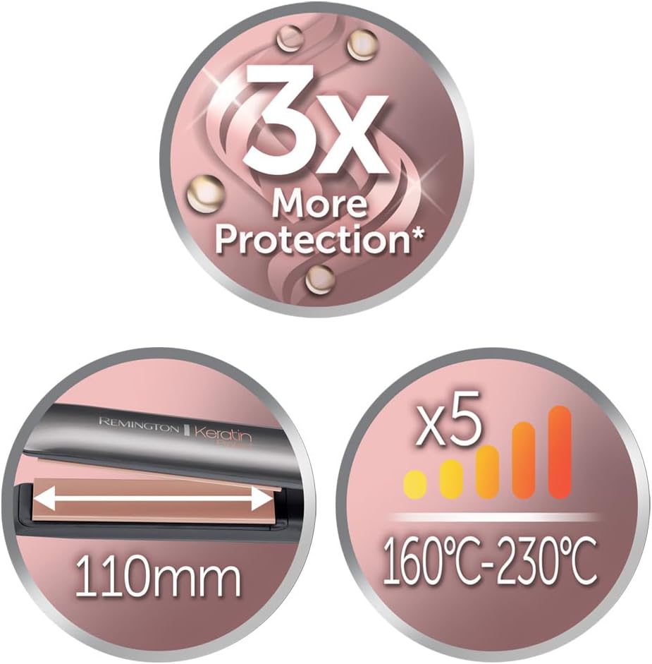 Remington Lisseur Cheveux Keratin Protect Fer à lisser S8598 – Image 7