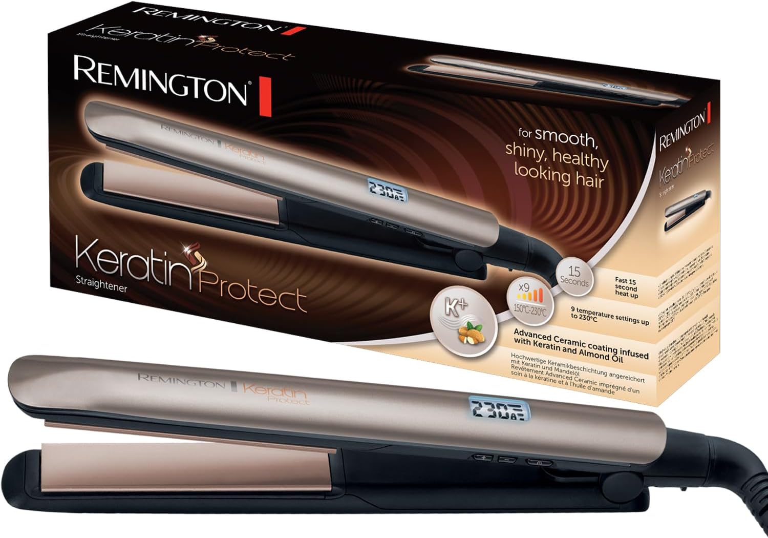 Remington Lisseur Cheveux Protect Fer à lisser S8540