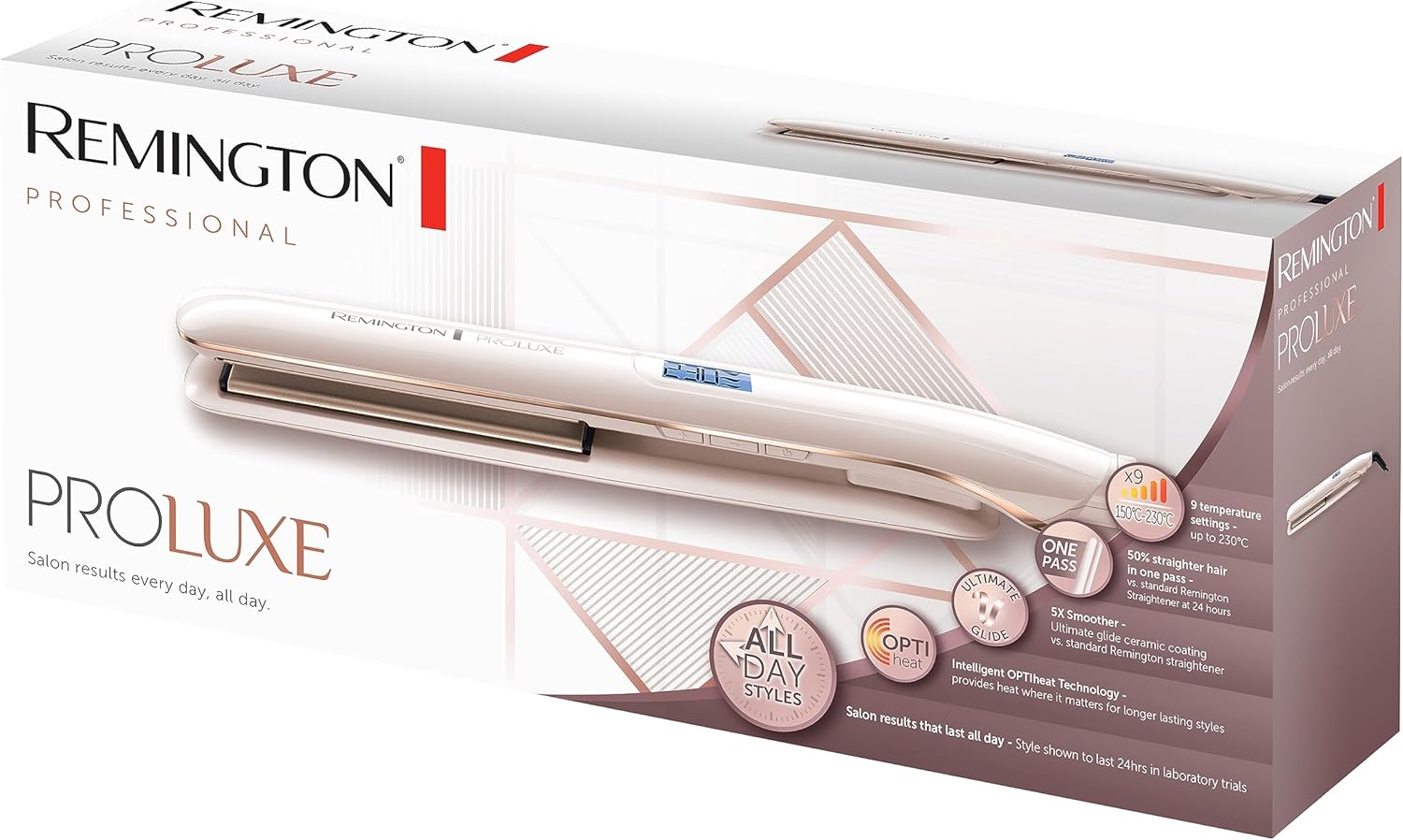 Remington Lisseur Cheveux PROluxe Fer à lisser S9100 – Image 2