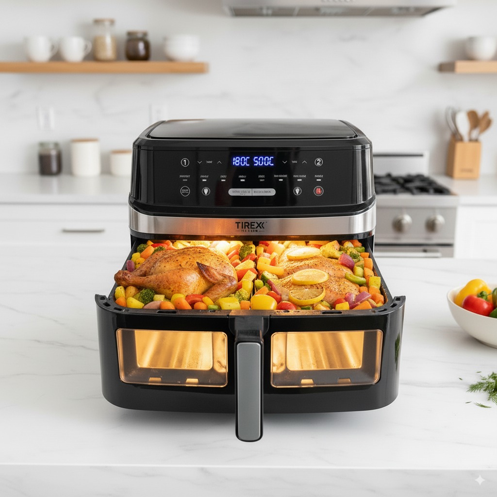 Friteuse à Air TIREXX 10L | Puissance 2600W & Garantie 2 ans – Image 2