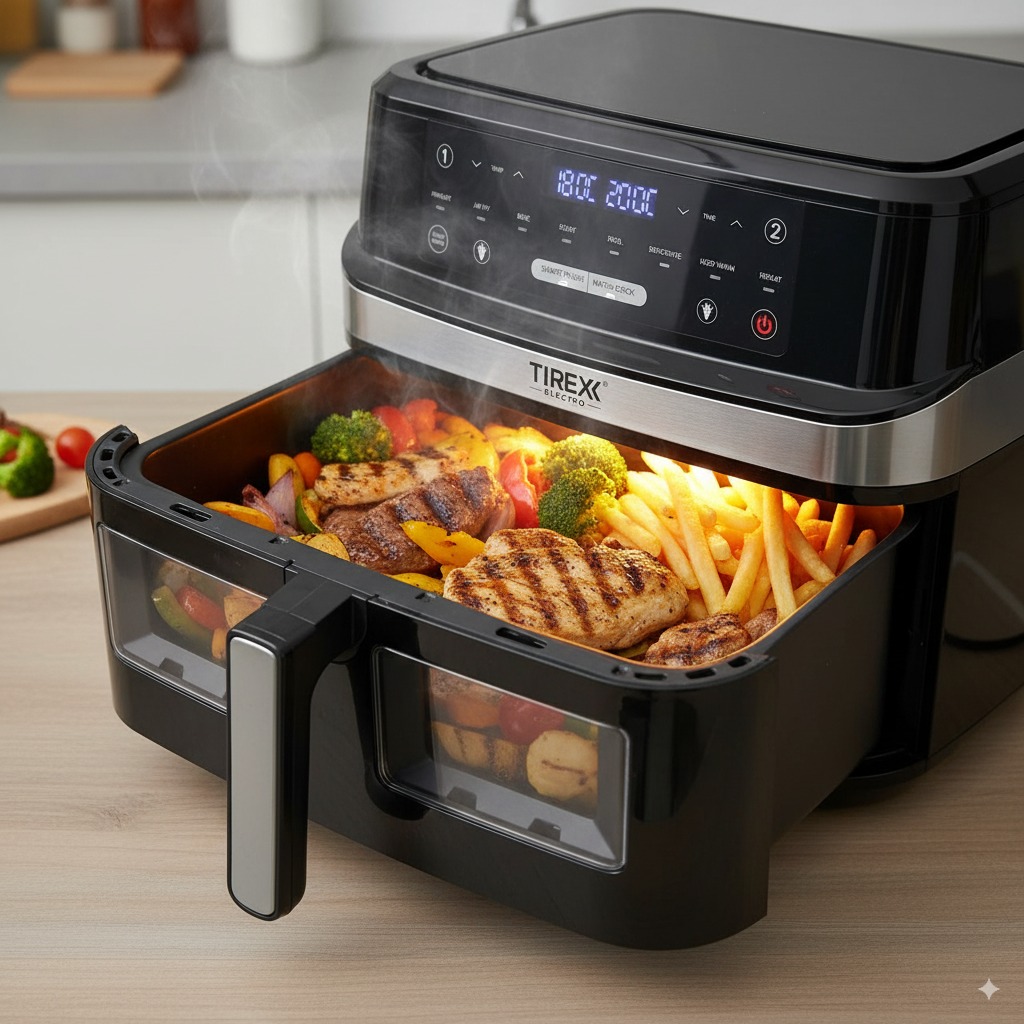 Friteuse à Air TIREXX 10L | Puissance 2600W & Garantie 2 ans