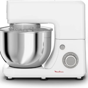 Moulinex Essential – Robot Pâtissier 800W avec Bol Inox 4,8L